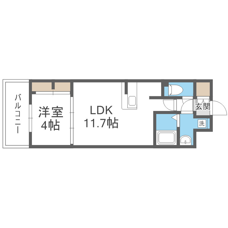 ミラージュパレス本町Departの間取り