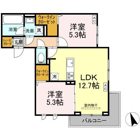 【間取り】 | D’Bless狛江