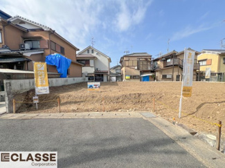 【前面道路含む現地写真】 | 宇治市五ヶ庄二番割　2区画A号地　売土地　建築条件無し