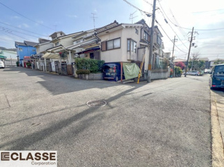 【前面道路含む現地写真】 | 宇治市五ヶ庄二番割　2区画B号地　売土地　建築条件無し