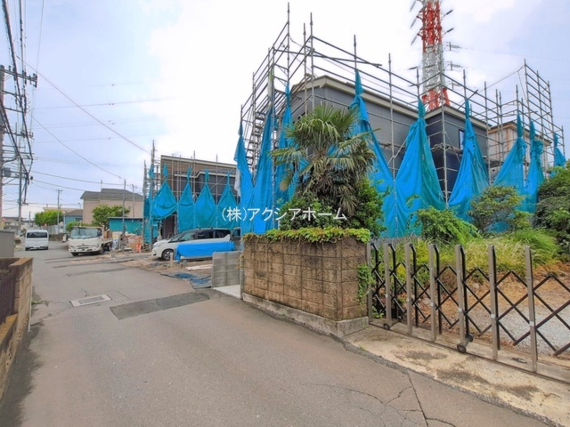 入間市小谷田2丁目・全4棟　新築一戸建　1号棟の前面道路含む現地写真|2026年6月4日撮影