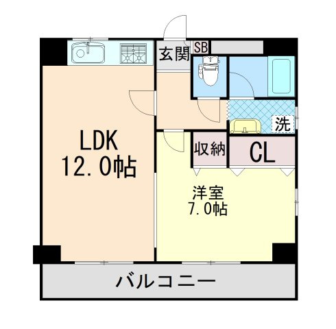 ワコーレ甲南の間取り