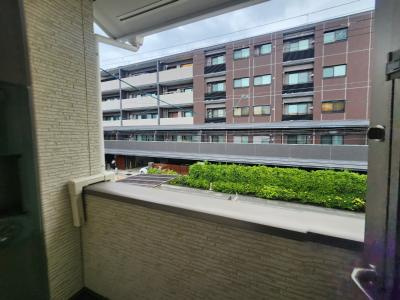 四条大宮テラスハウスのバルコニー|東向きバルコニー