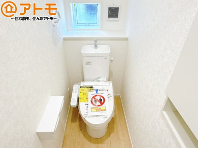 【トイレ】 | 葵区岳美第3　新築戸建　3号棟 | 毎日使うトイレだからこそ機能性を重視したいですよね！温水洗浄便座で快適な時間をお過ごしください♪