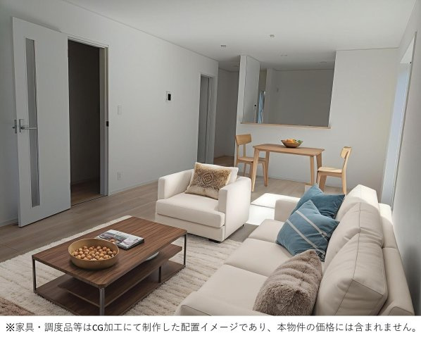佐賀市金立町千布第3　1号棟の完成予想図|内観の完成予想図です