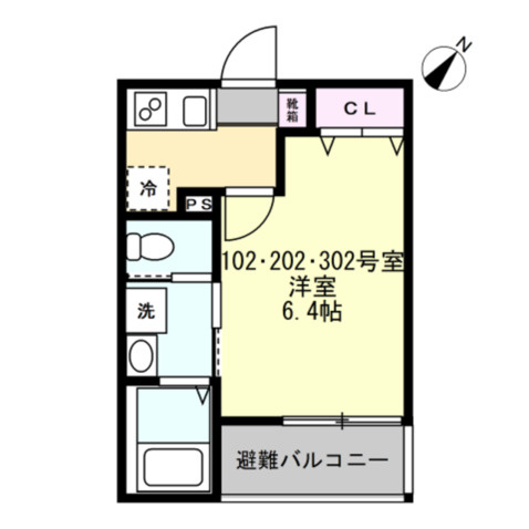 ベイルーム小田急相模原の間取り
