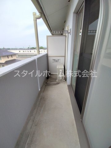 ライフパークユニゾンのバルコニー|広々としたバルコニーです