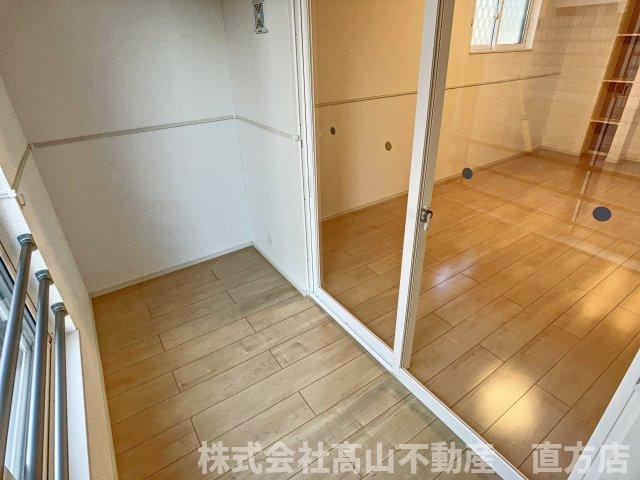 ニューメゾン感田Ｂのバルコニー