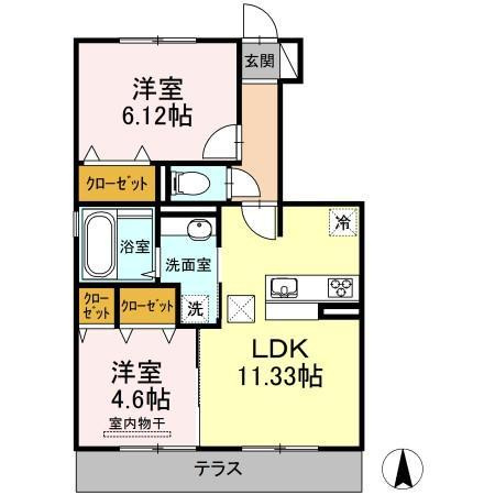 エストレージャの間取り