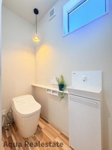高松市仏生山町　モデルハウスのトイレ|落ち着いたトイレです
