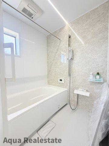 高松市仏生山町　モデルハウスの浴室|お風呂で日々の疲れを落としましょう