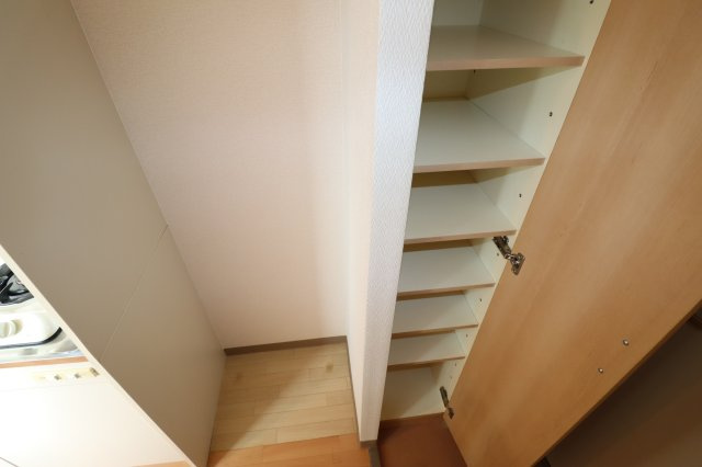 京都市山科区大宅中小路町の賃貸マンションの収納