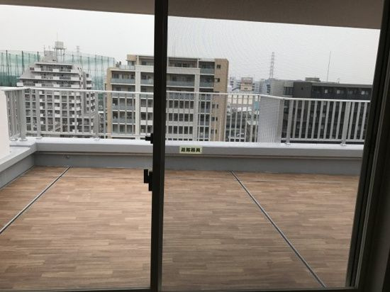 クレヴィスタ板橋西台Ⅲのバルコニー