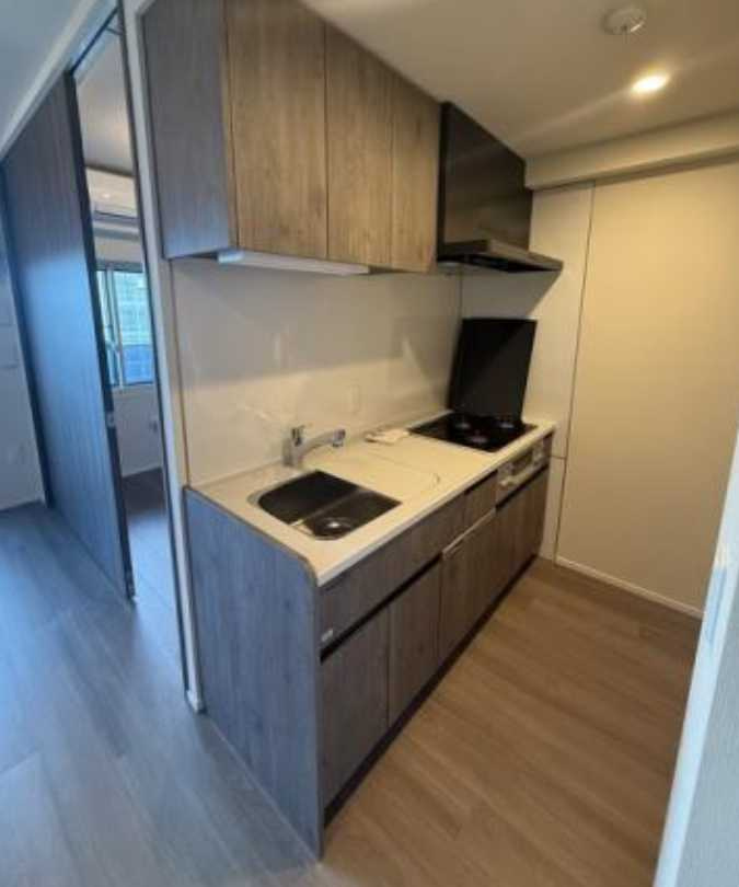 プレディアコート三軒茶屋　新築　ペット相談　フリーレント　礼金０　のキッチン