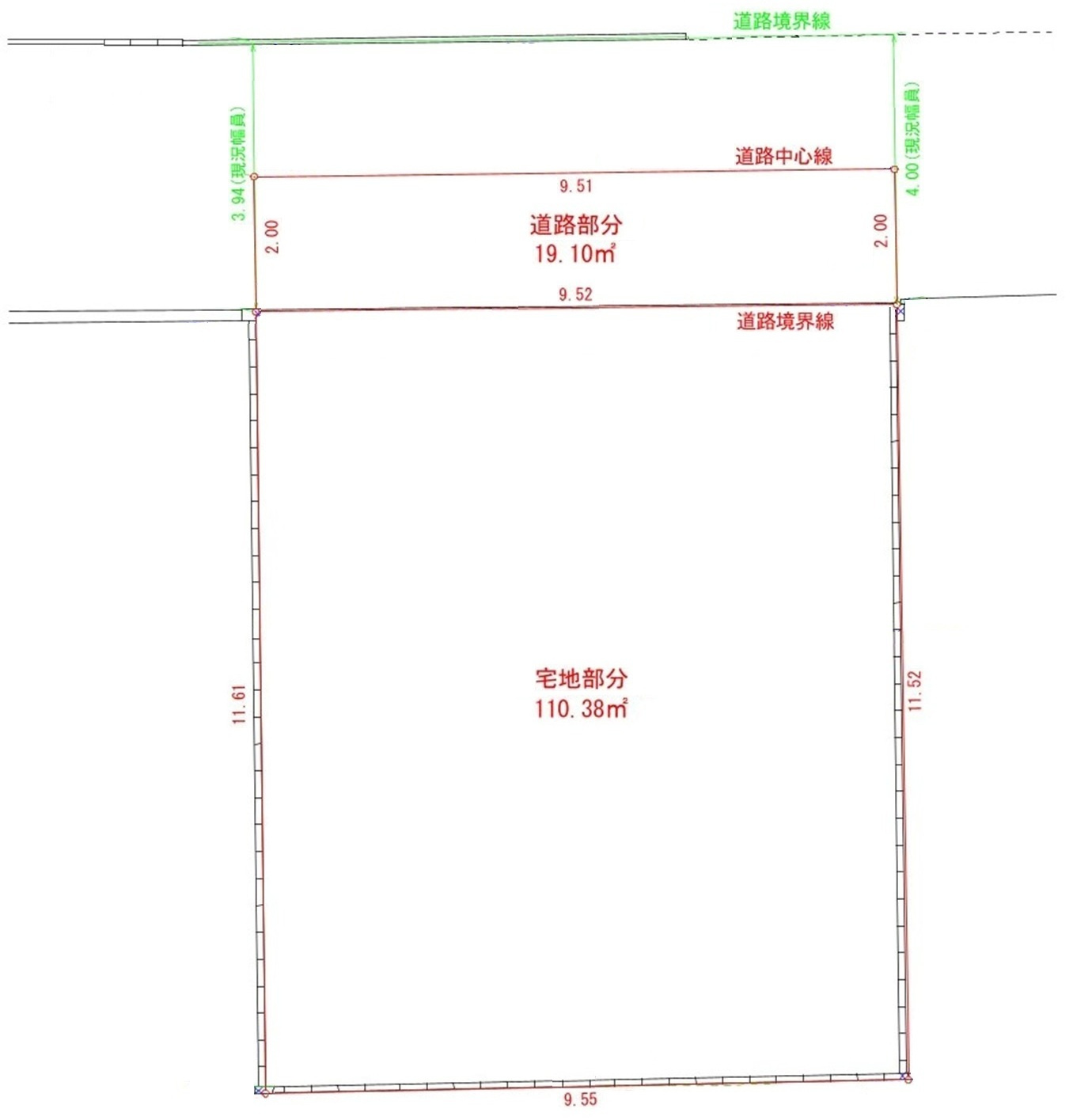 明石市大久保町大窪の区画図