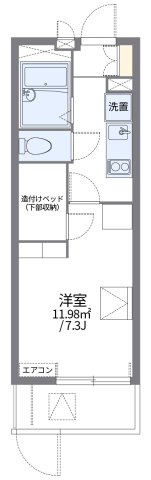 【間取り】 | レオパレスルシェルブル金岡Ⅱ