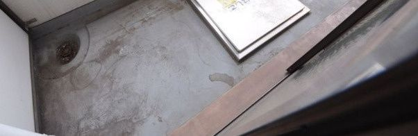 阪上ロイヤルハイツ第二のバルコニー