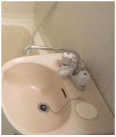 阪上ロイヤルハイツ第二の洗面所