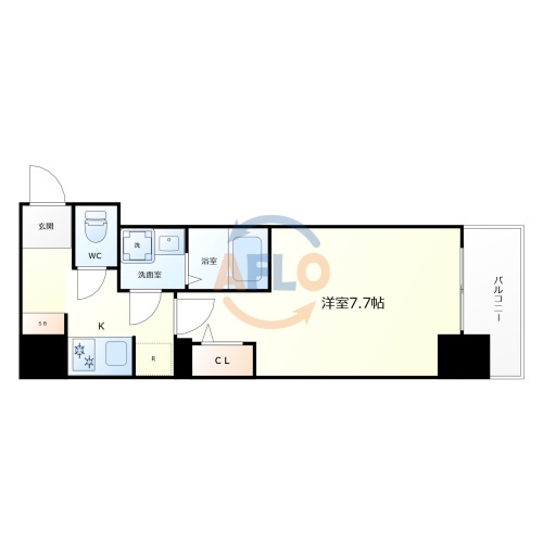 S-RESIDENCE堺市駅前の間取り|S-RESIDENCE堺市駅前　間取り