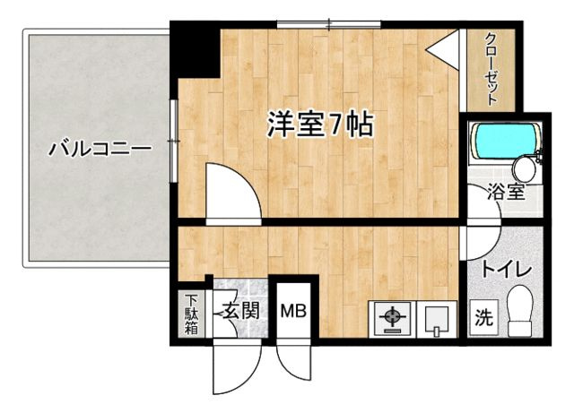 メゾンドカムリの間取り