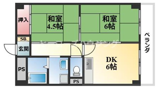 【間取り】 | コーポ桜の町