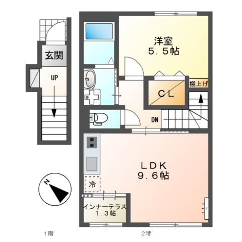 【間取り】 | Ｗａｌｌ　Ｒｏｓｅ