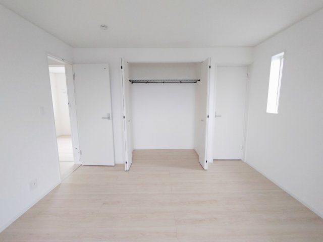 新築戸建・新築建売　足利市大前町第2　山前小学校・西中学校の収納|クローゼット収納は各部屋についています！