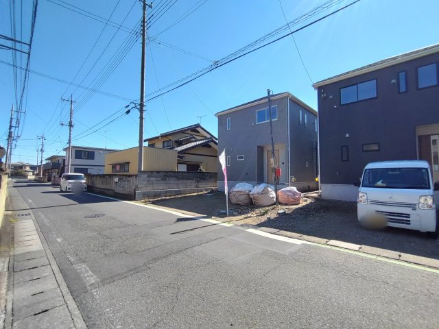 新築戸建・新築建売　足利市大前町第2　山前小学校・西中学校の前面道路含む現地写真