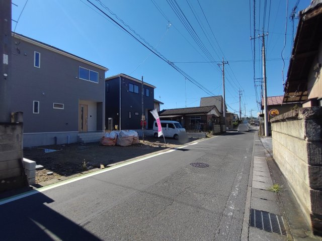 新築戸建・新築建売　足利市大前町第2　山前小学校・西中学校の前面道路含む現地写真