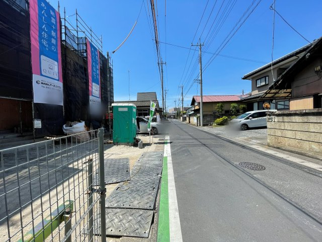 新築戸建・新築建売　足利市大前町第2　山前小学校・西中学校の前面道路含む現地写真