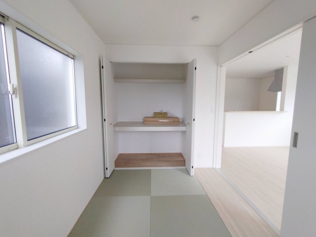 新築戸建・新築建売　足利市大前町第2　山前小学校・西中学校の収納|押入れは出し入れしやすい折戸タイプ！