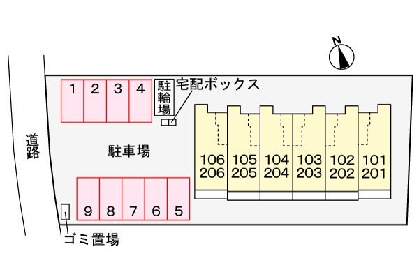 エスタシオンの駐車場|駐車場