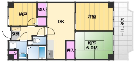 【間取り】 | グランドール岸和田