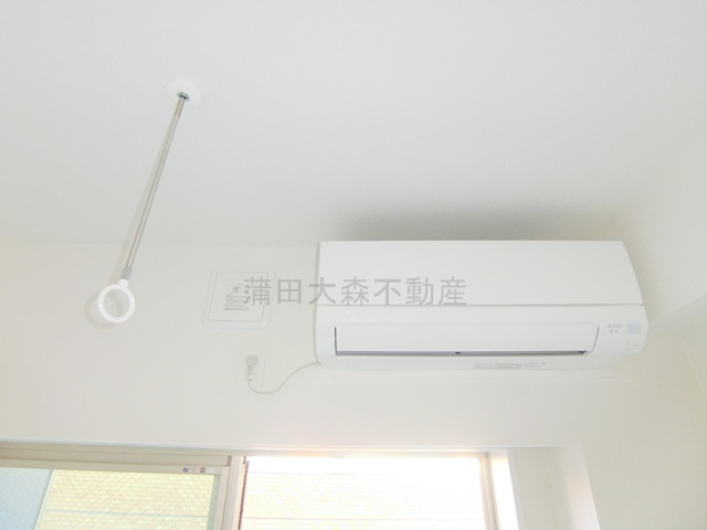 リヴシティ蒲田イーストの設備|エアコン　室内物干し