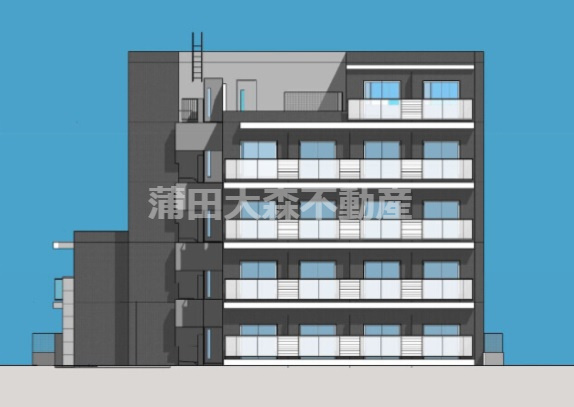 リヴシティ蒲田イーストの外観パース|外観パース