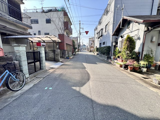 守口市祝町 建物付土地の前面道路含む現地写真