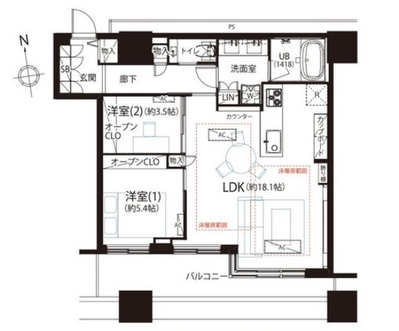 ★仲介手数料無料★Crest Prime Tower（山手線の内側７線が利用可能で利便性を備えた好立地）