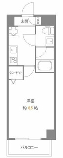 【間取り】 | ＧＥＮＯＶＩＡ亀戸Ⅳ　ｓｋｙｇａｒｄｅｎ