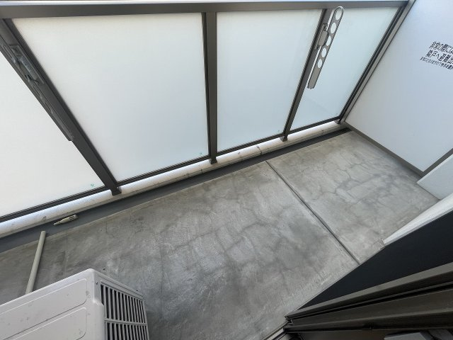 レユシール塚本のバルコニー