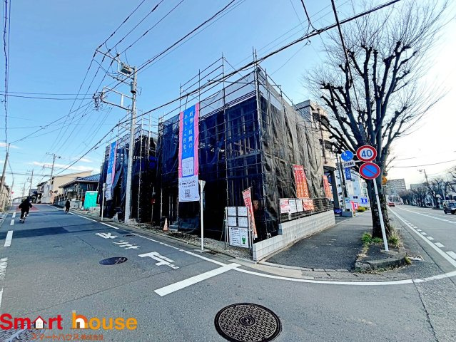 相模原市中央区星が丘第17　新築５棟の前面道路含む現地写真