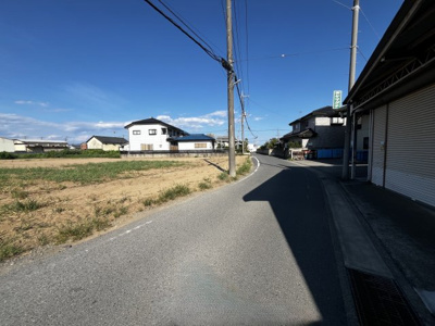 【前面道路含む現地写真】 | 伊勢崎市上植木本町　売地①