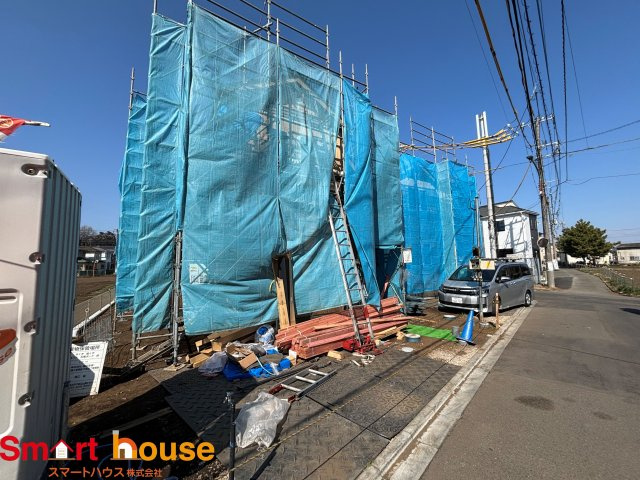 相模原市南区西大沼3丁目　新築11棟の前面道路含む現地写真