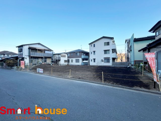 藤沢市大庭　新築3棟の前面道路含む現地写真