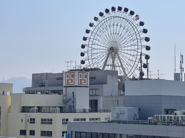 アルファステイツ市駅前の展望|くるりんが望めます