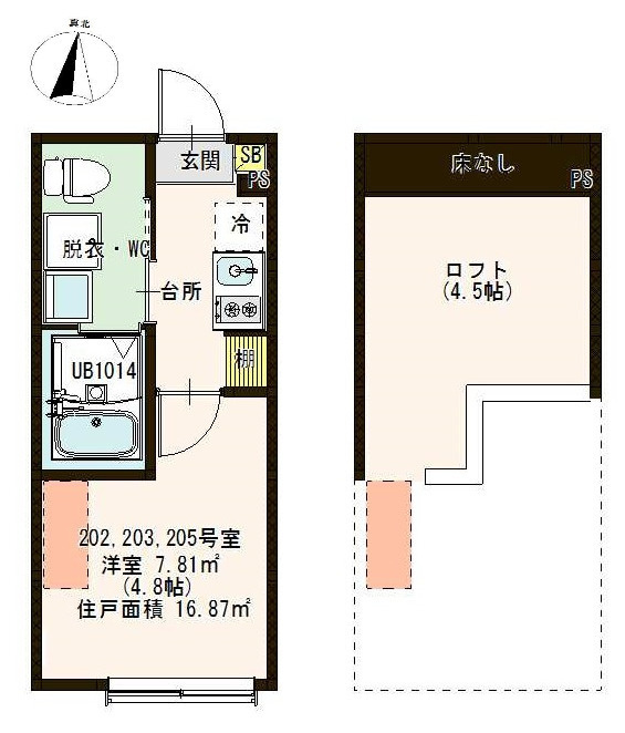 ハルティーニの間取り