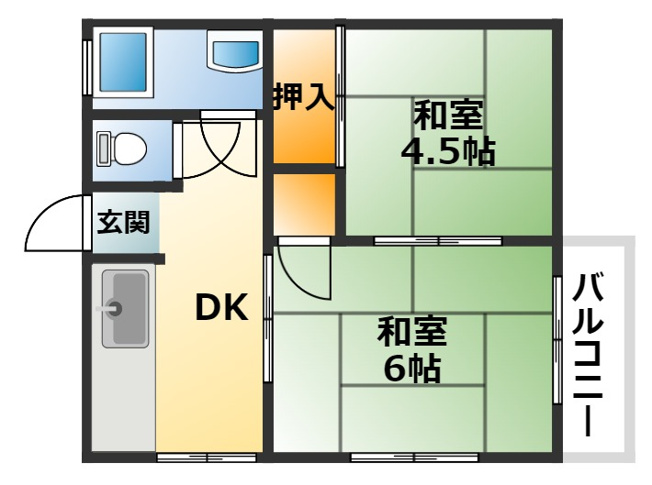 【間取り】 | 高倉文化 | ☆神戸市垂水区　高倉文化　賃貸☆