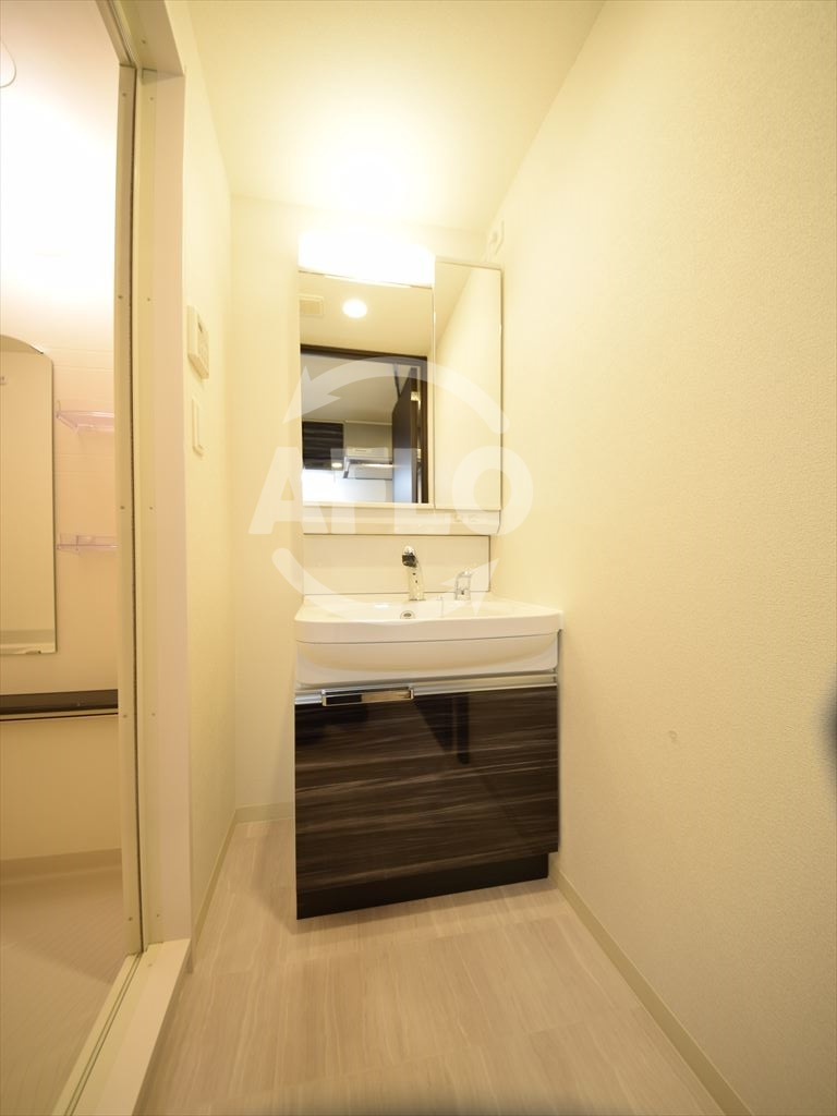 プレサンス難波インフィニティの独立洗面台|プレサンス難波インフィニティ　洗面所