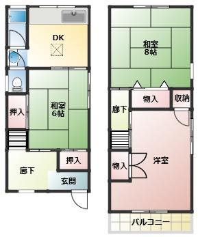 【間取り】 | 堺市西区鳳中町　中古戸建