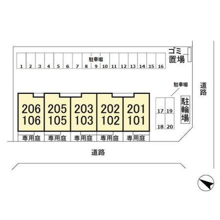 セレクトの区画図|配置図