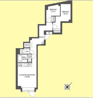 【間取り】 | エスタート大井町フォレスト | エスタート大井町フォレスト　は三都市アース中延店へお任せください！　ご内覧可能なお部屋は物件現地お待ち合わせご案内可能です！